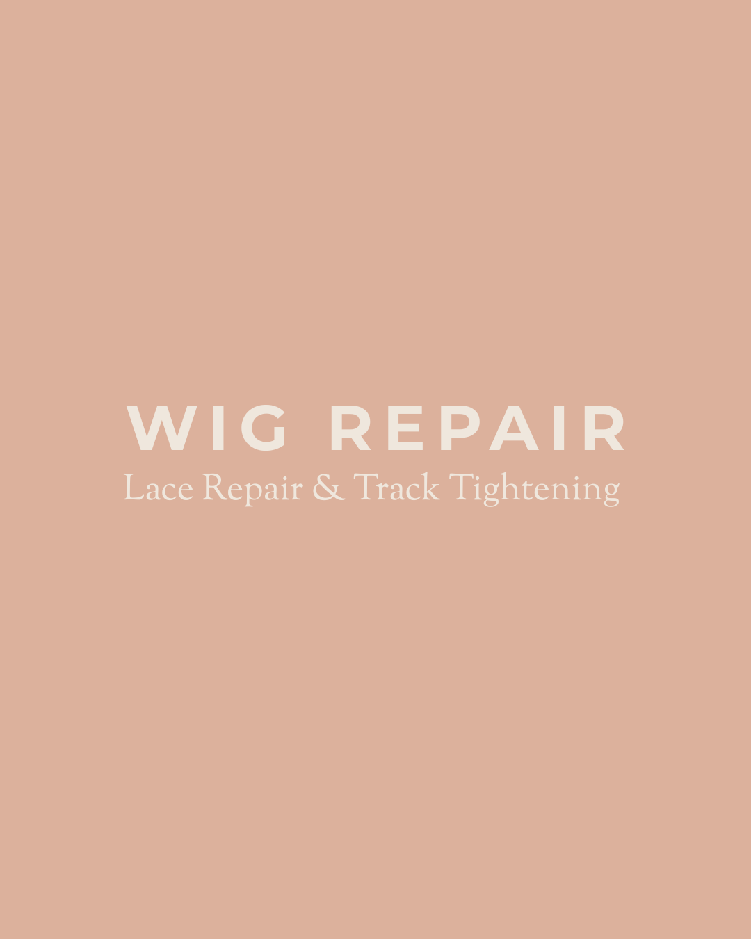 Wig Repair